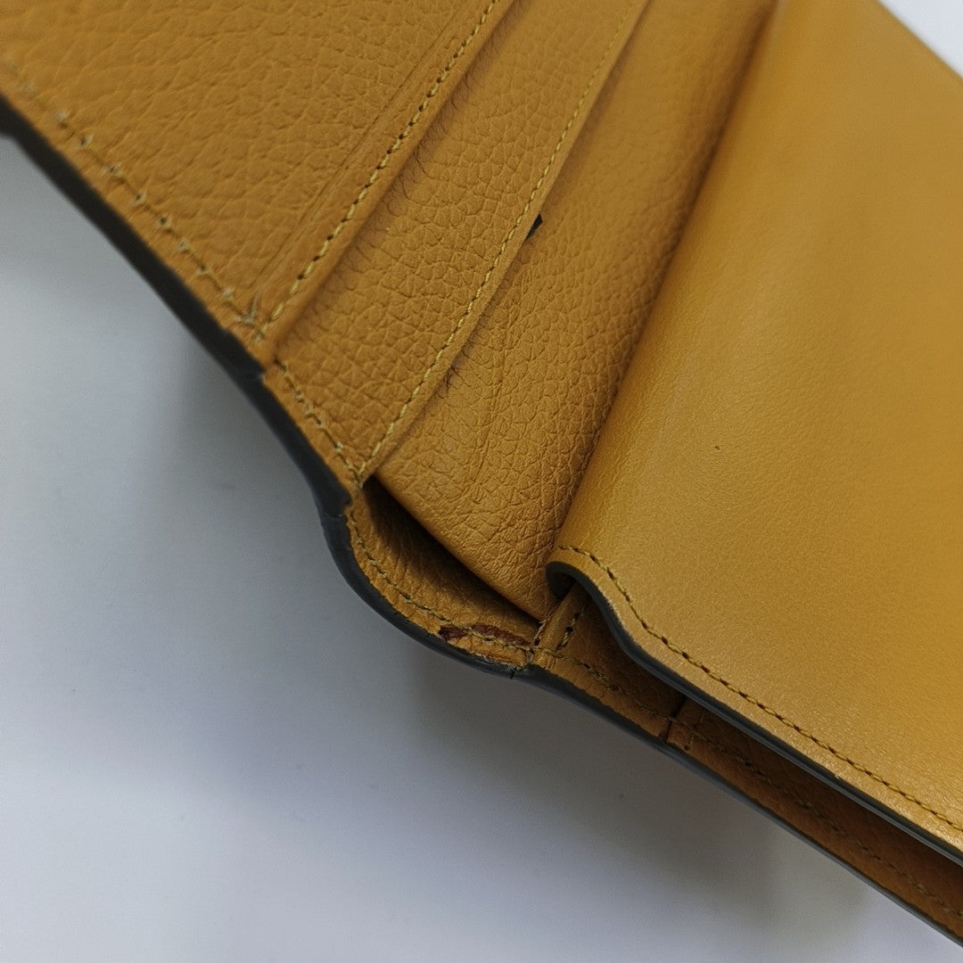 Calfskin Clutch Yellow