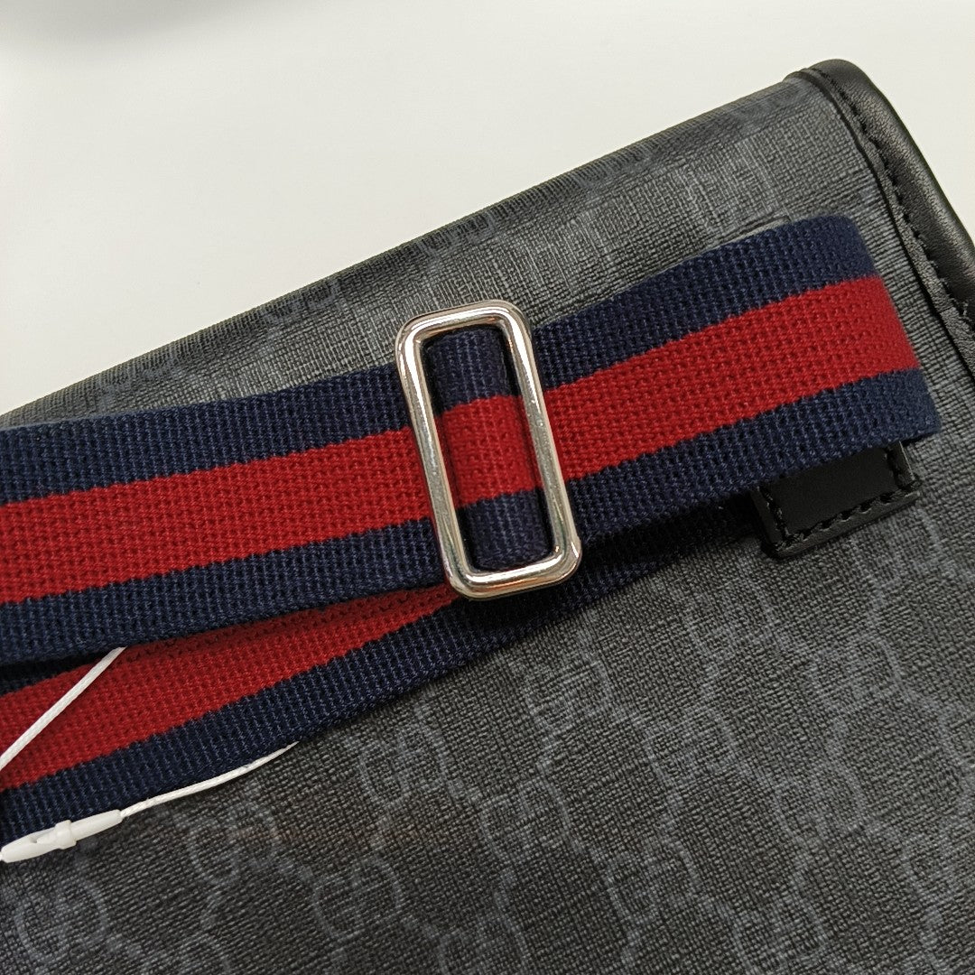Neo Vintage Monogram Coated Canvas Black