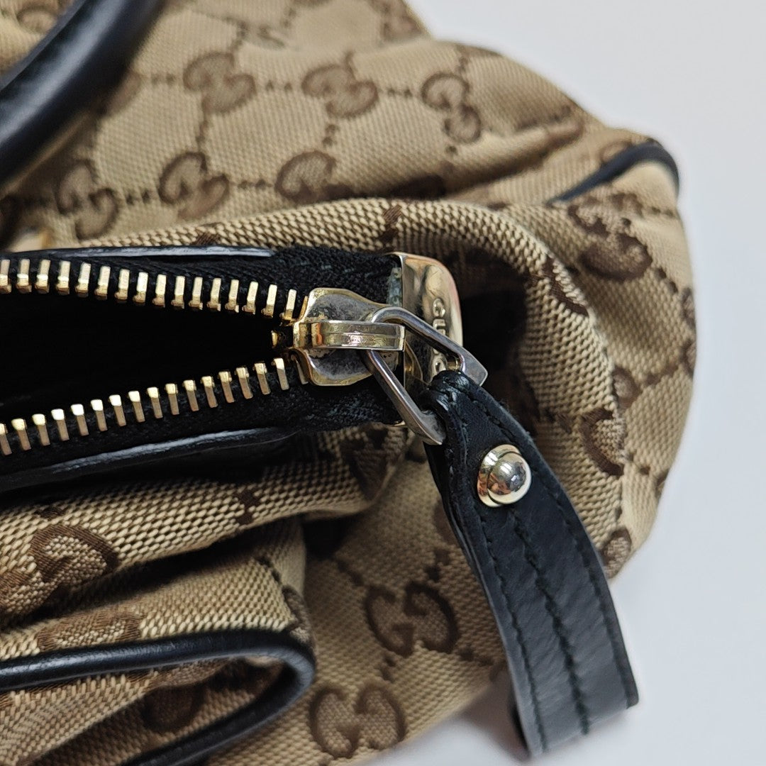 Sukey Monogram Canvas Black
