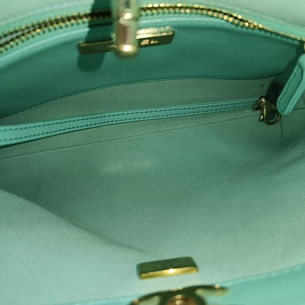 CHANEL 31 Quilted Lambskin Green