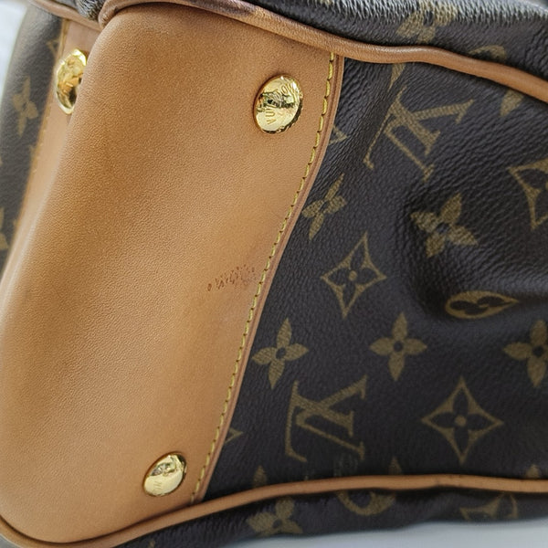VINTAGE BOETIE PM Monogram Coated Canvas Brown