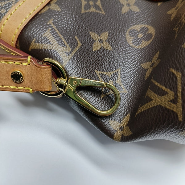 DUFFLE Monogram Coated Canvas Brown