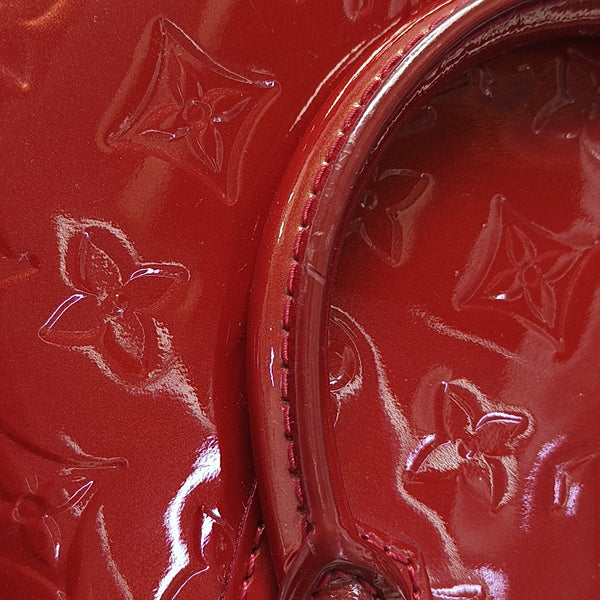 ALMA BB Monogram Patent Leather Red