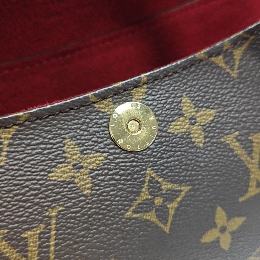 SONATINE Monogram Coated Canvas Brown