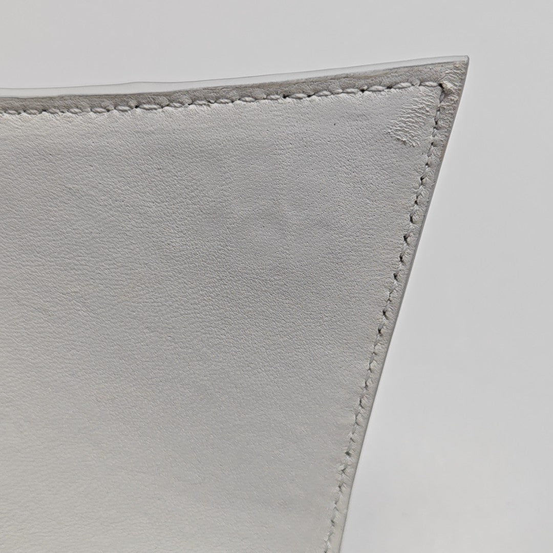 Hourglass Small Calfskin White