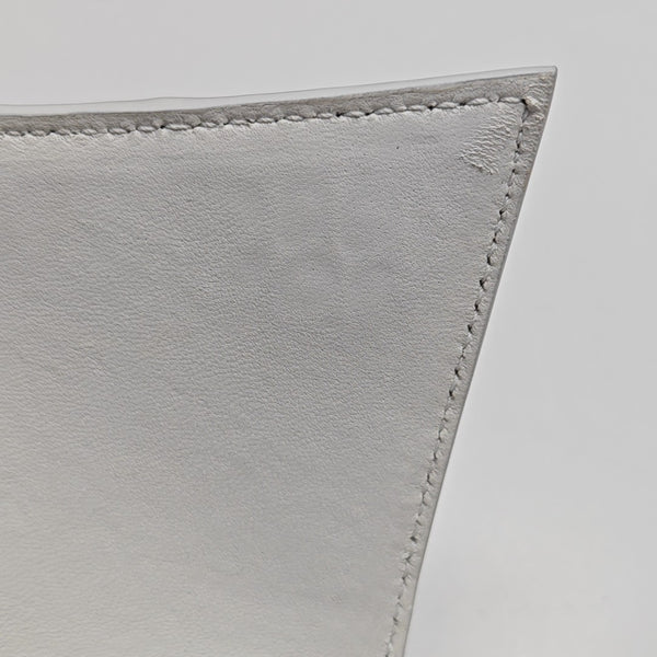 Hourglass Small Calfskin White