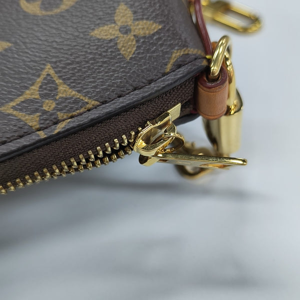 BOETIE PM Monogram Coated Canvas Brown