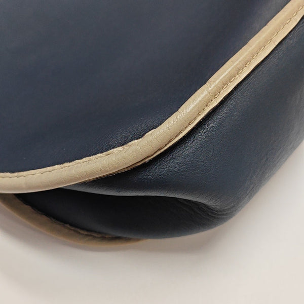 Calfskin Shoulder Bag Blue