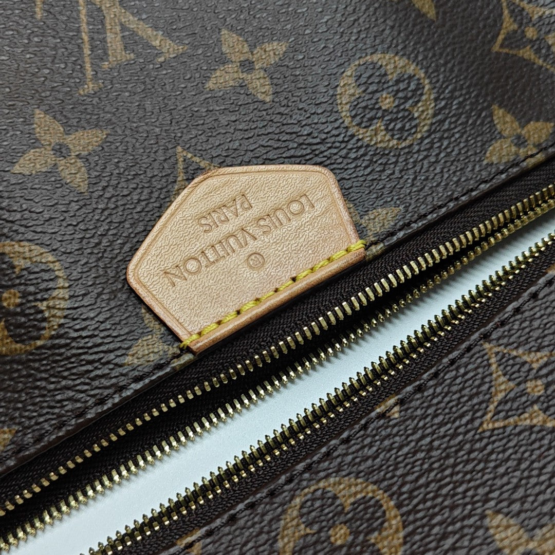MULTI Monogram Coated Canvas Brown