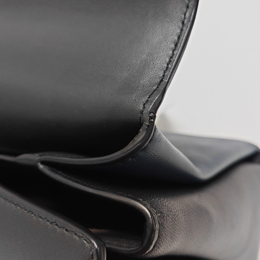Piazza Calfskin Black