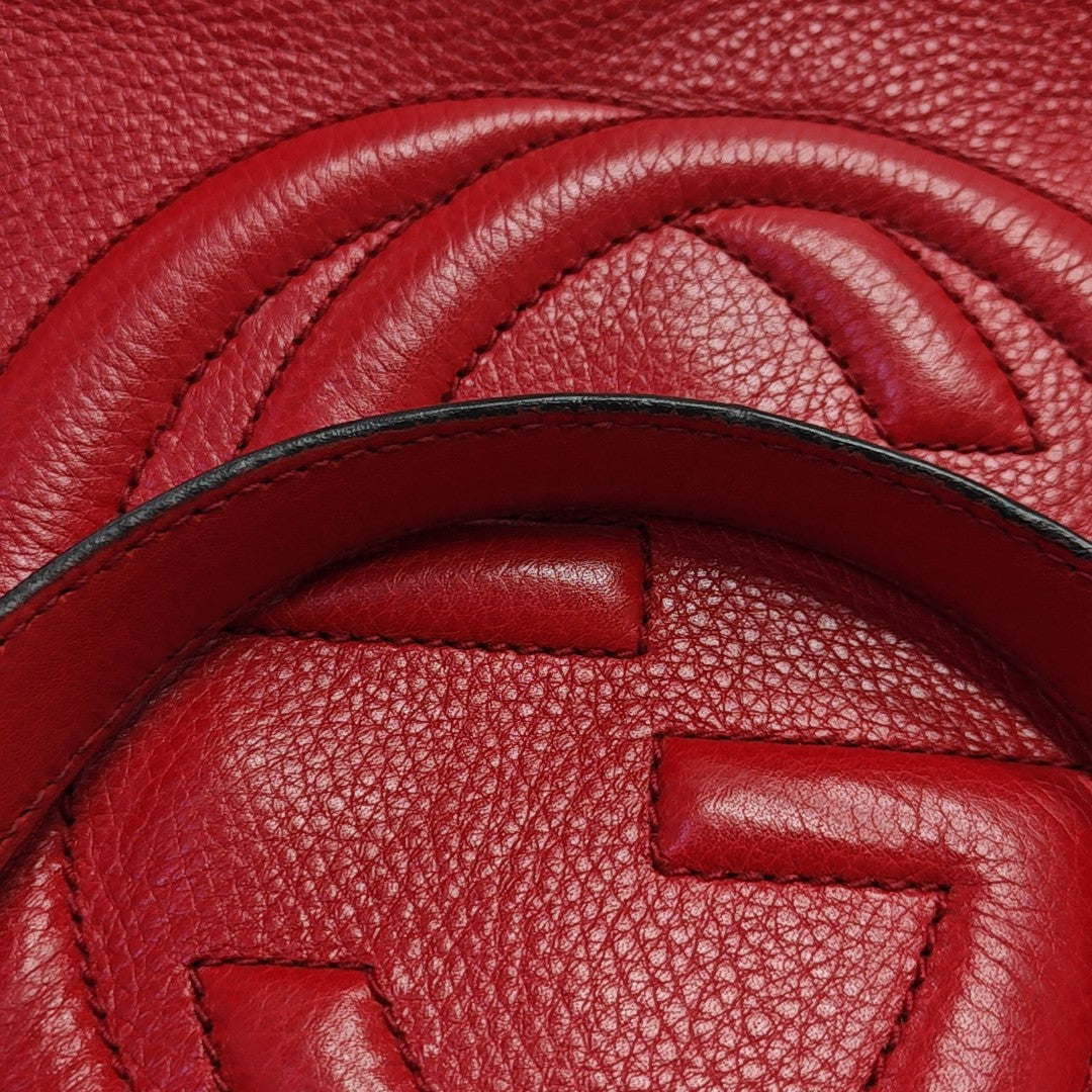 Calfskin Tote Bag Red