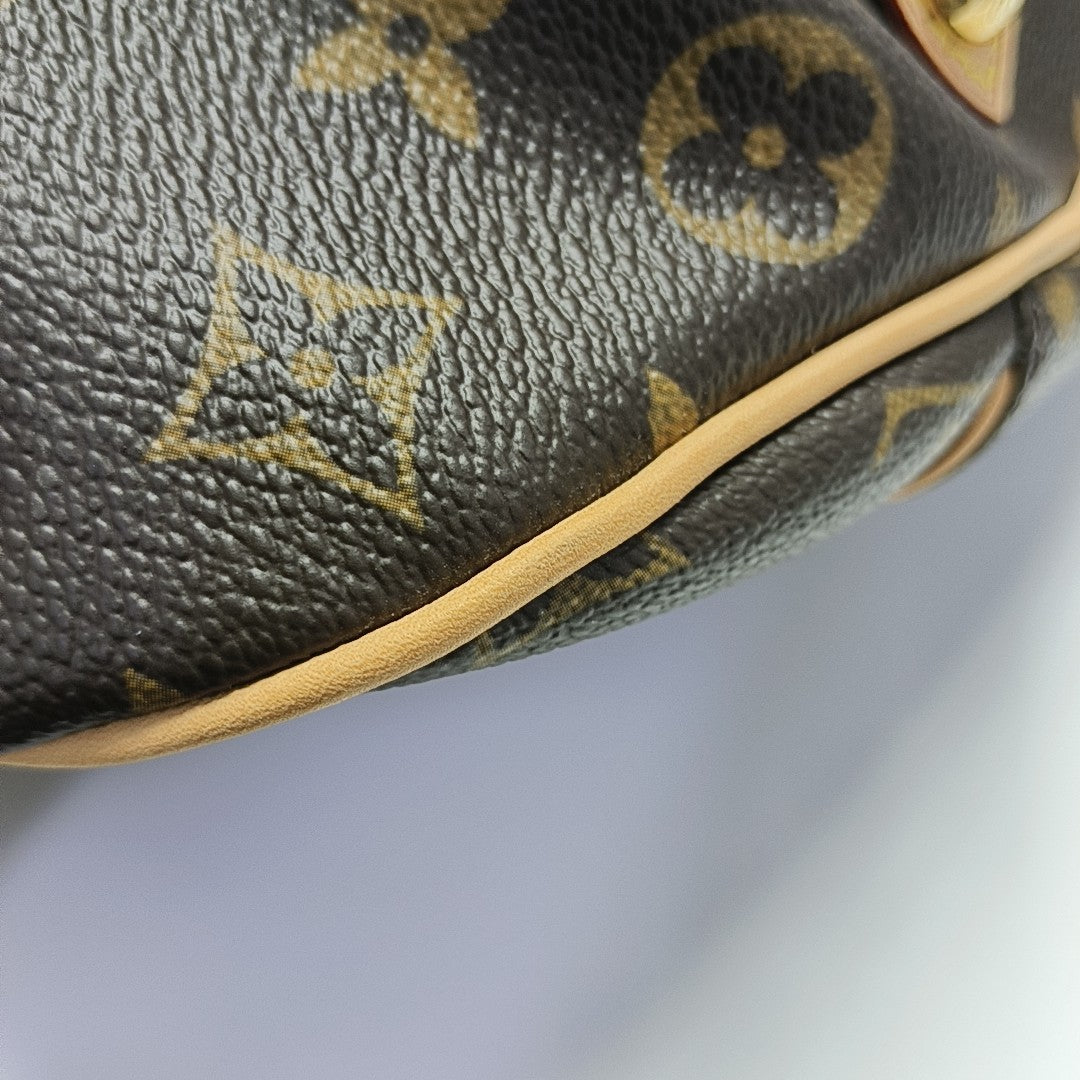 GALLIERA Monogram Coated Canvas Brown