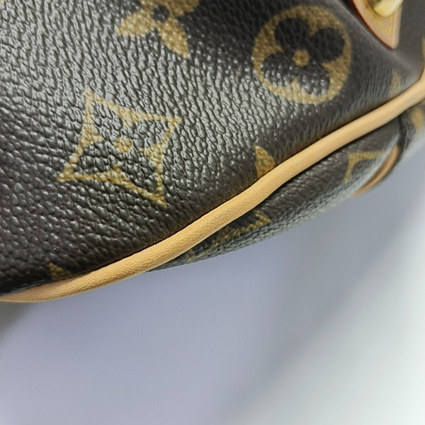 GALLIERA Monogram Coated Canvas Brown
