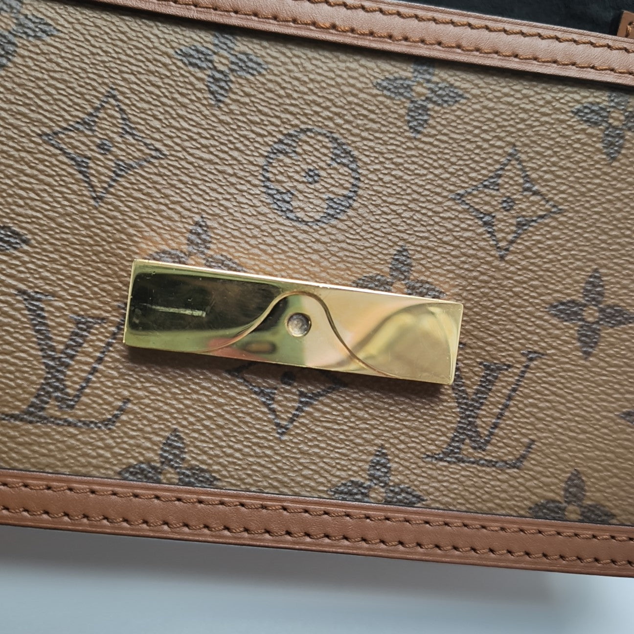 DAUPHINE WOC Monogram Coated Canvas Brown