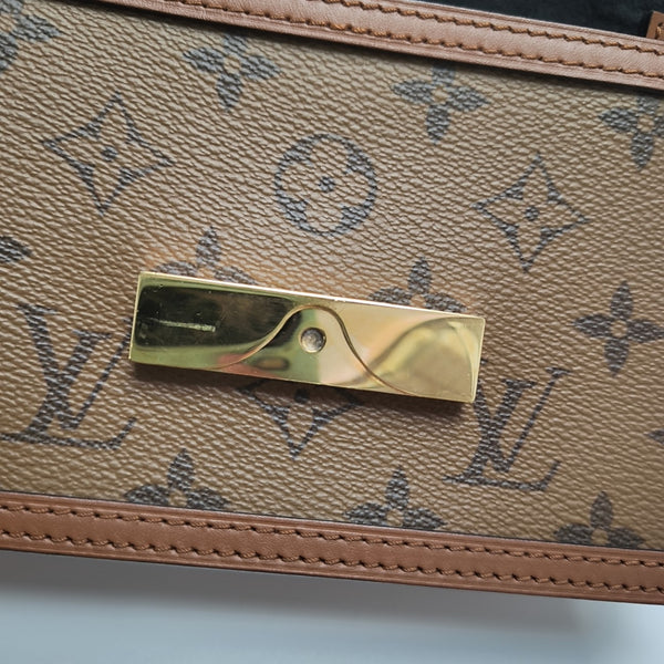 DAUPHINE WOC Monogram Coated Canvas Brown
