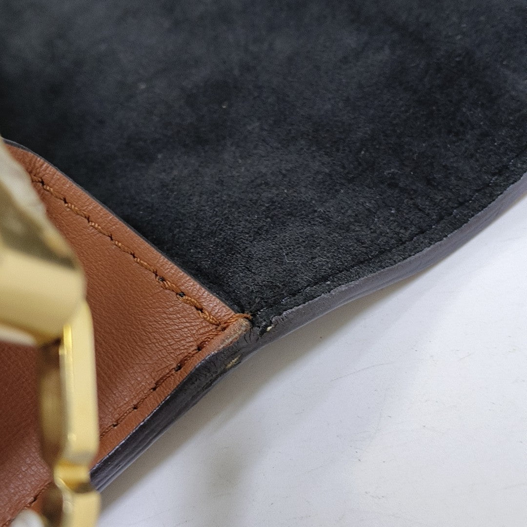 DAUPHINE Mini Monogram Coated Canvas Brown