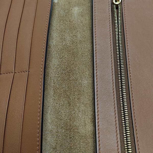 STRAP Large Calfskin Brown Wallet