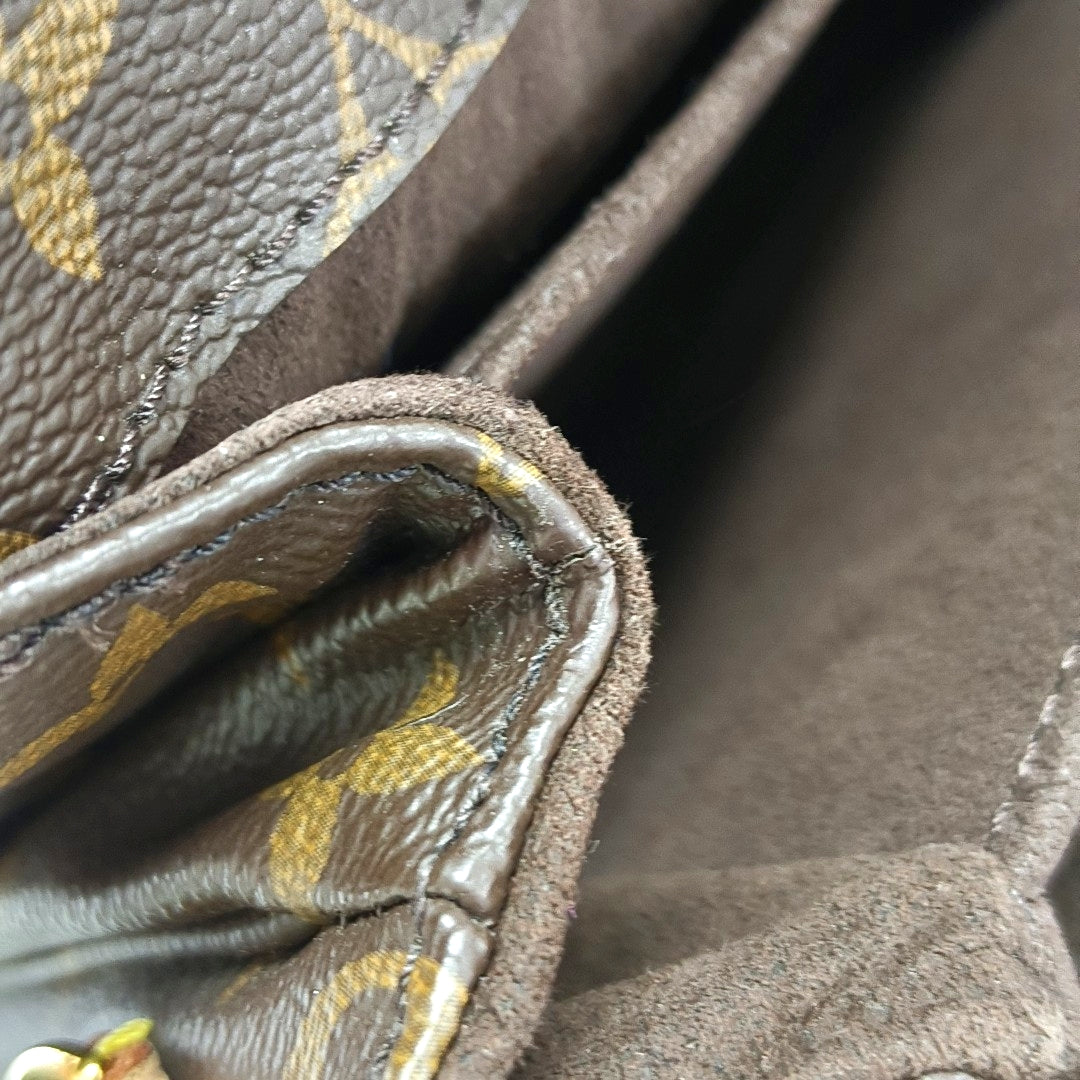 MÉTIS MM Monogram Coated Canvas Brown
