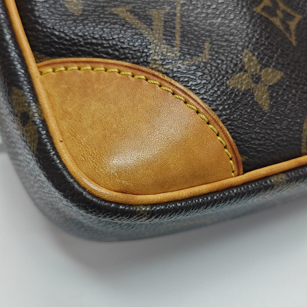 DANUBE Monogram Coated Canvas Brown