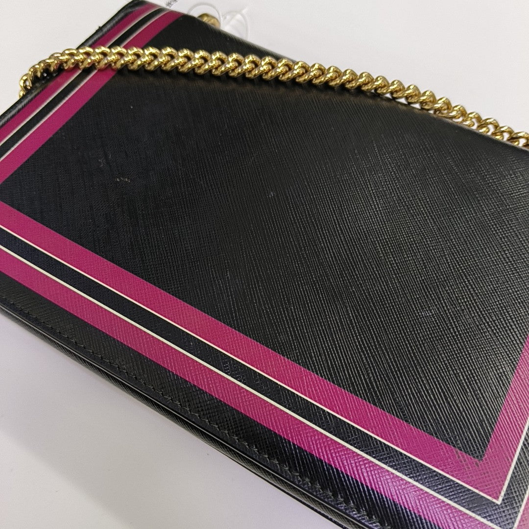 Calfskin Shoulder Bag Black