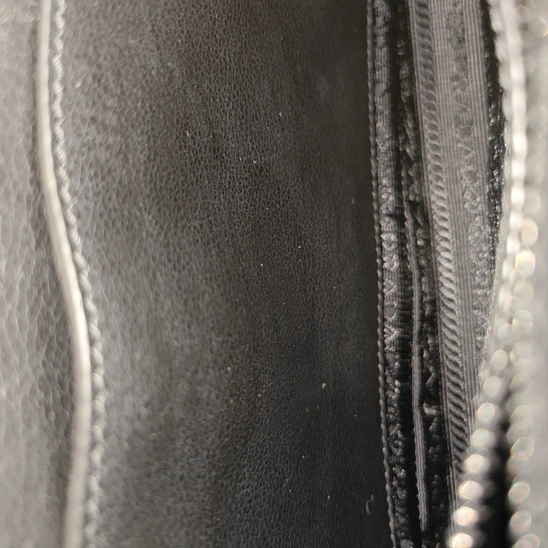 Calfskin Shoulder Bag Black