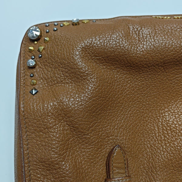 Calfskin Tote Bag Brown