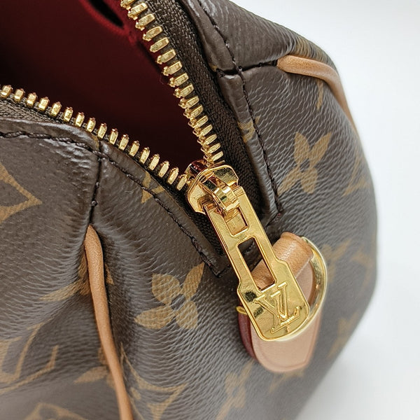 SPEEDY 20 Monogram Coated Canvas Brown
