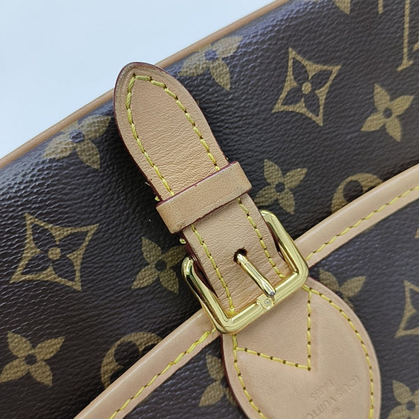 DIANE Monogram Coated Canvas Brown