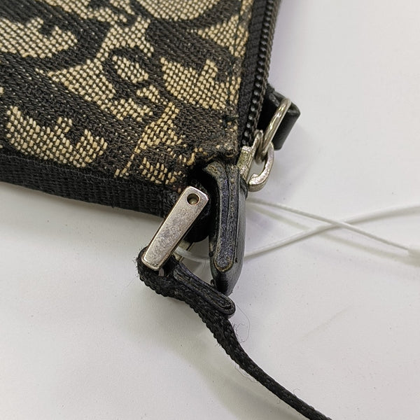 Oblique Canvas Top Handle Bag Black