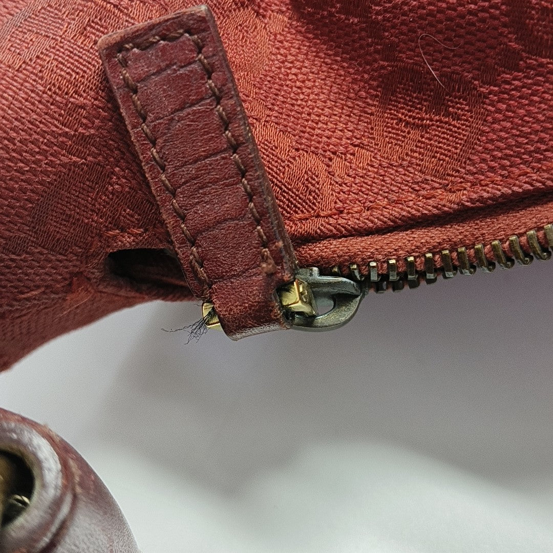 Monogram Canvas Top Handle Bag Red