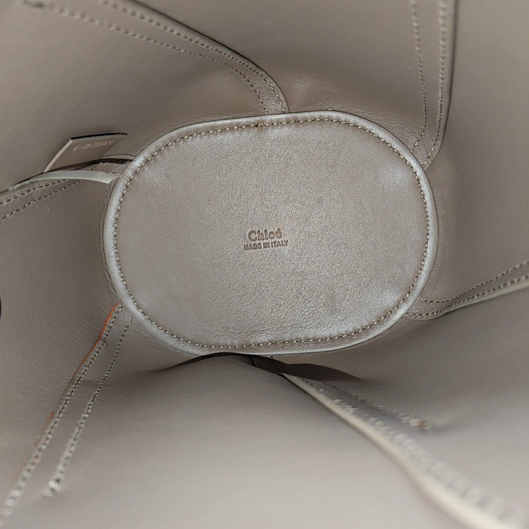 Calfskin Bucket Bag Brown