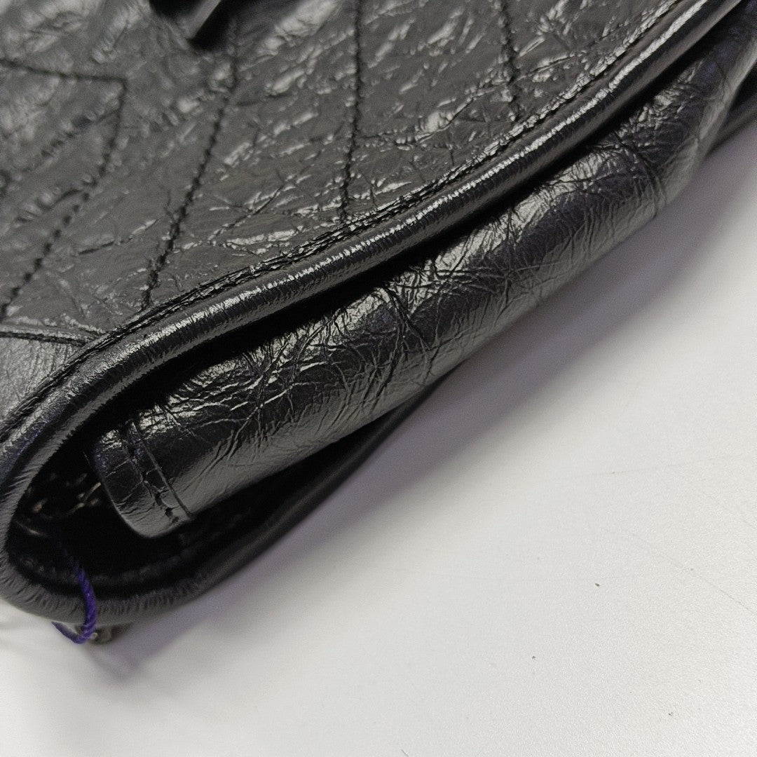Authenticated pre-owned  NIKI Mini Chevron, Quilted Calfskin Black - Shoulder Bag at Looply