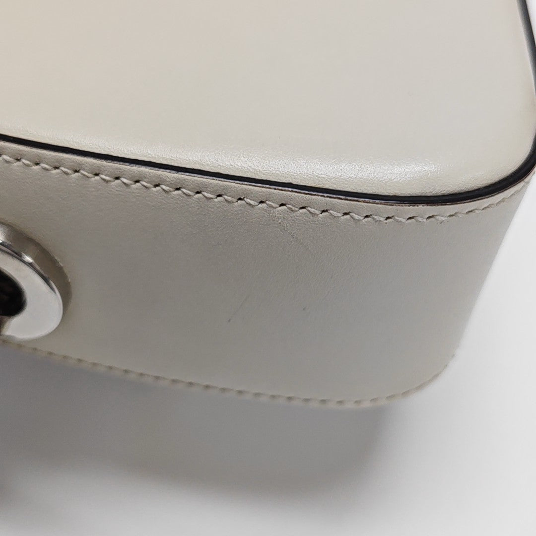 PETITE Mini Calfskin White