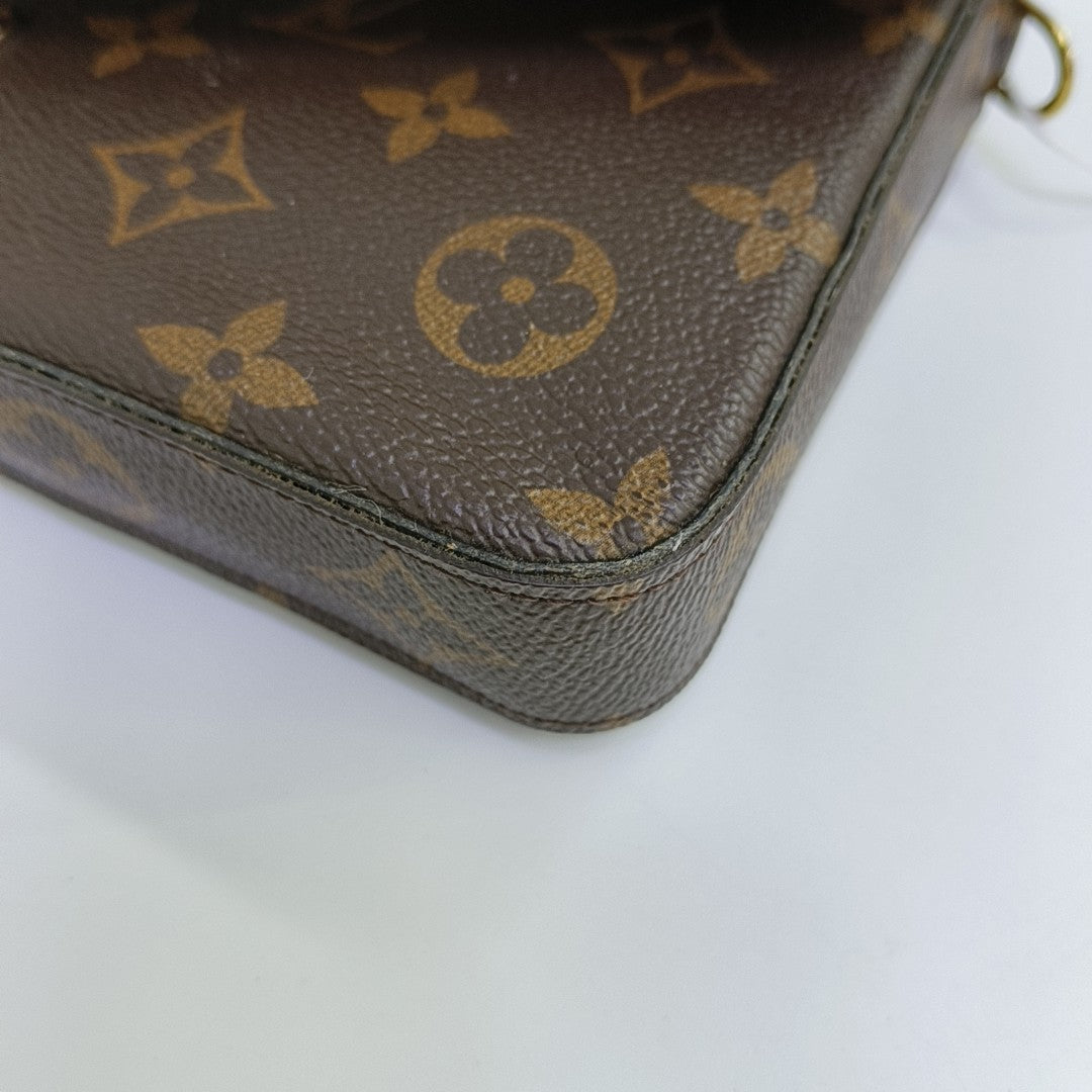 FÉLICIE Monogram Coated Canvas Brown