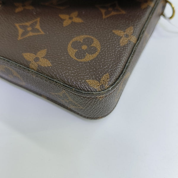 FÉLICIE Monogram Coated Canvas Brown