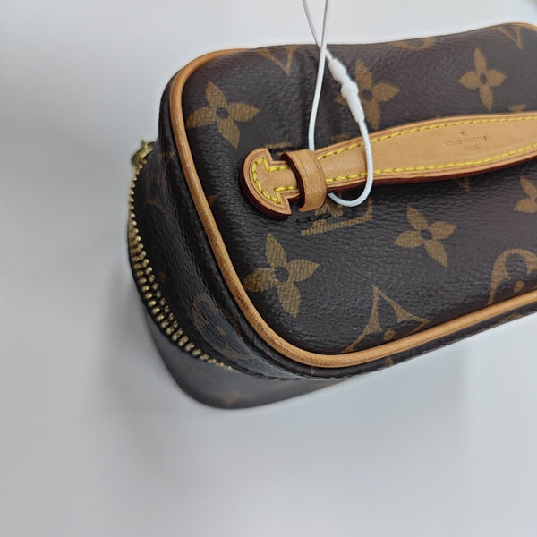 NICE Super Mini Monogram Coated Canvas Brown