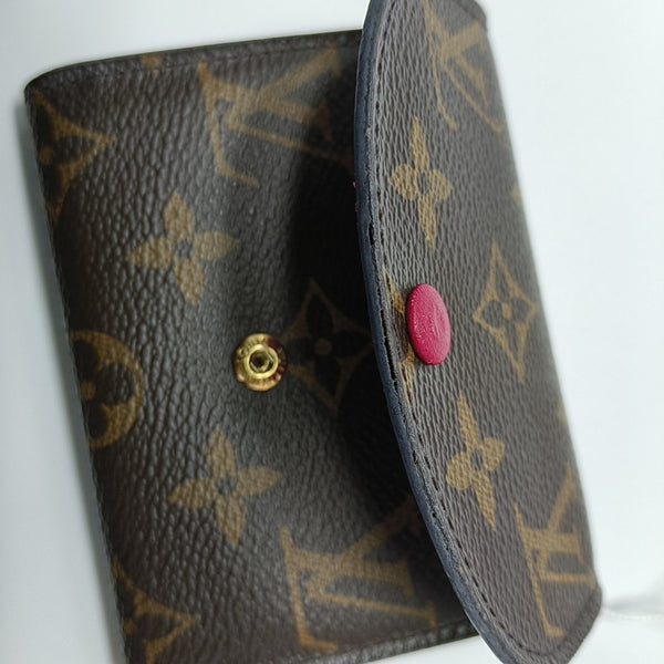 ROSALIE Monogram Coated Canvas Brown Wallet