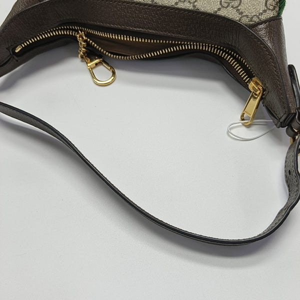 Ophidia Mini Monogram Coated Canvas Beige