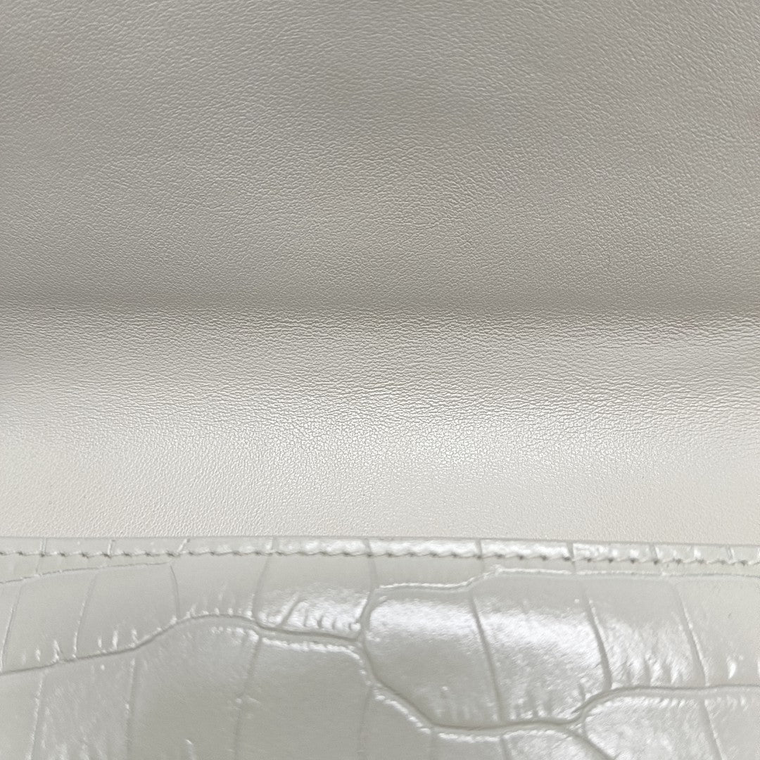 MONOGRAM Calfskin White