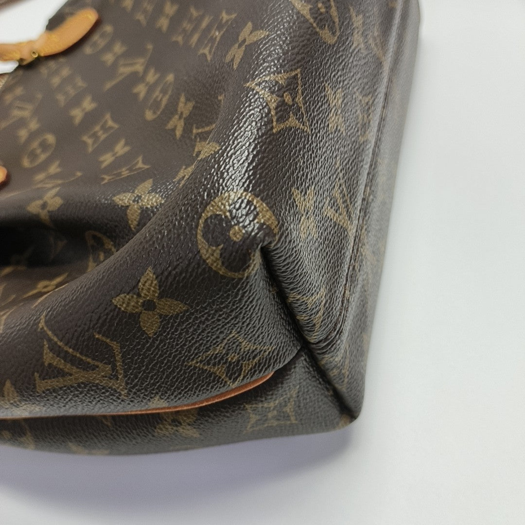 TURENNE Monogram Coated Canvas Brown