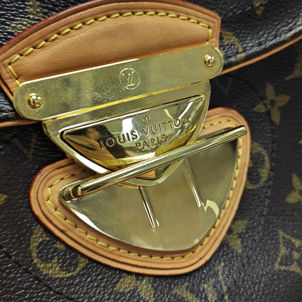 BEVERLY MM Monogram Coated Canvas Brown