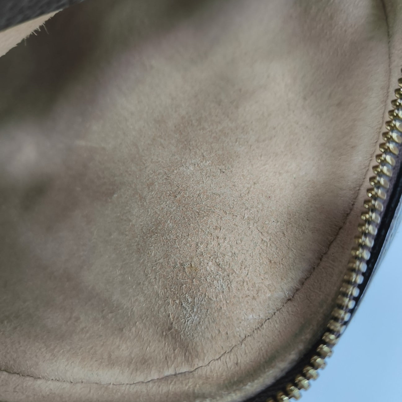 Ophidia Mini Monogram Coated Canvas Beige