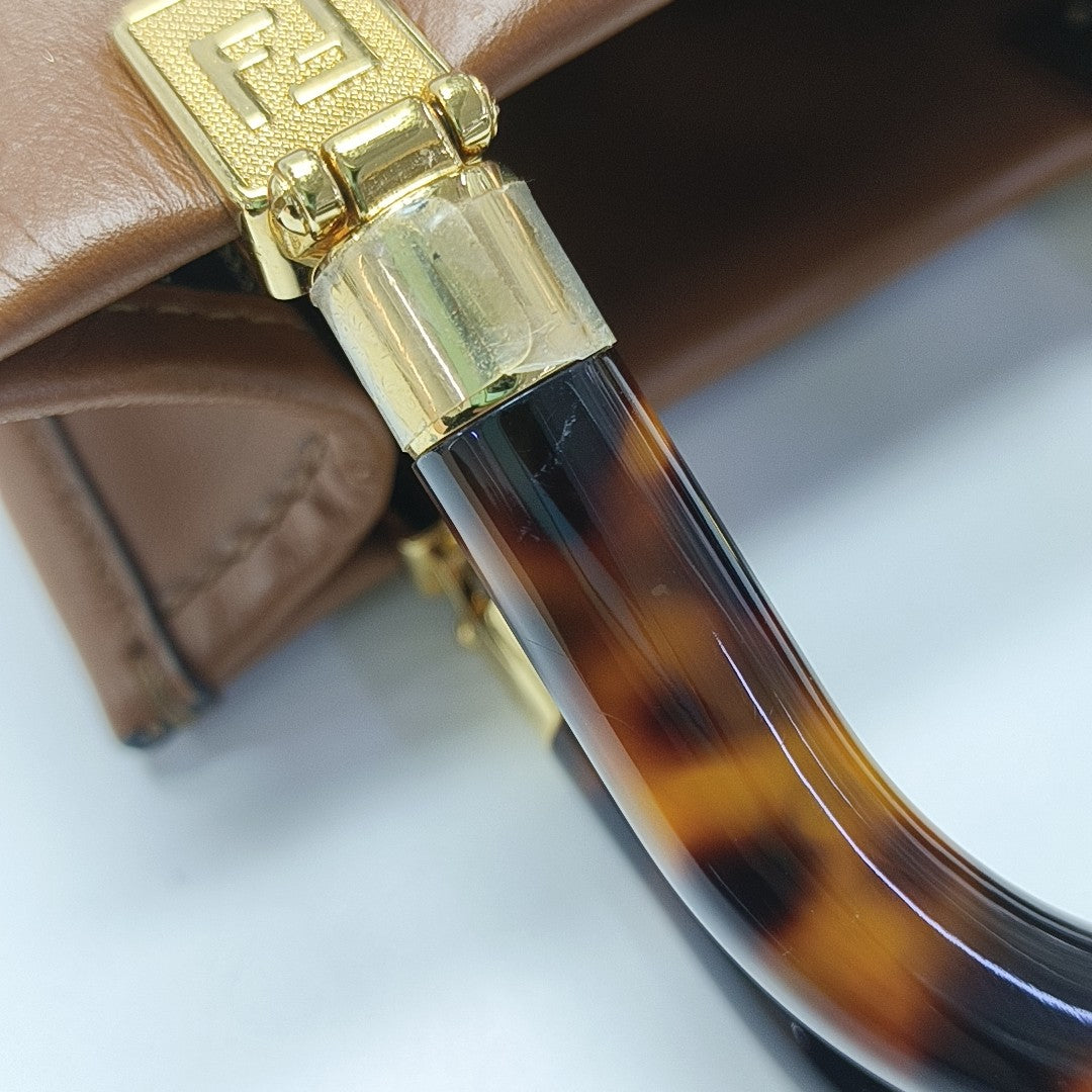 Sunshine Mini Calfskin Brown