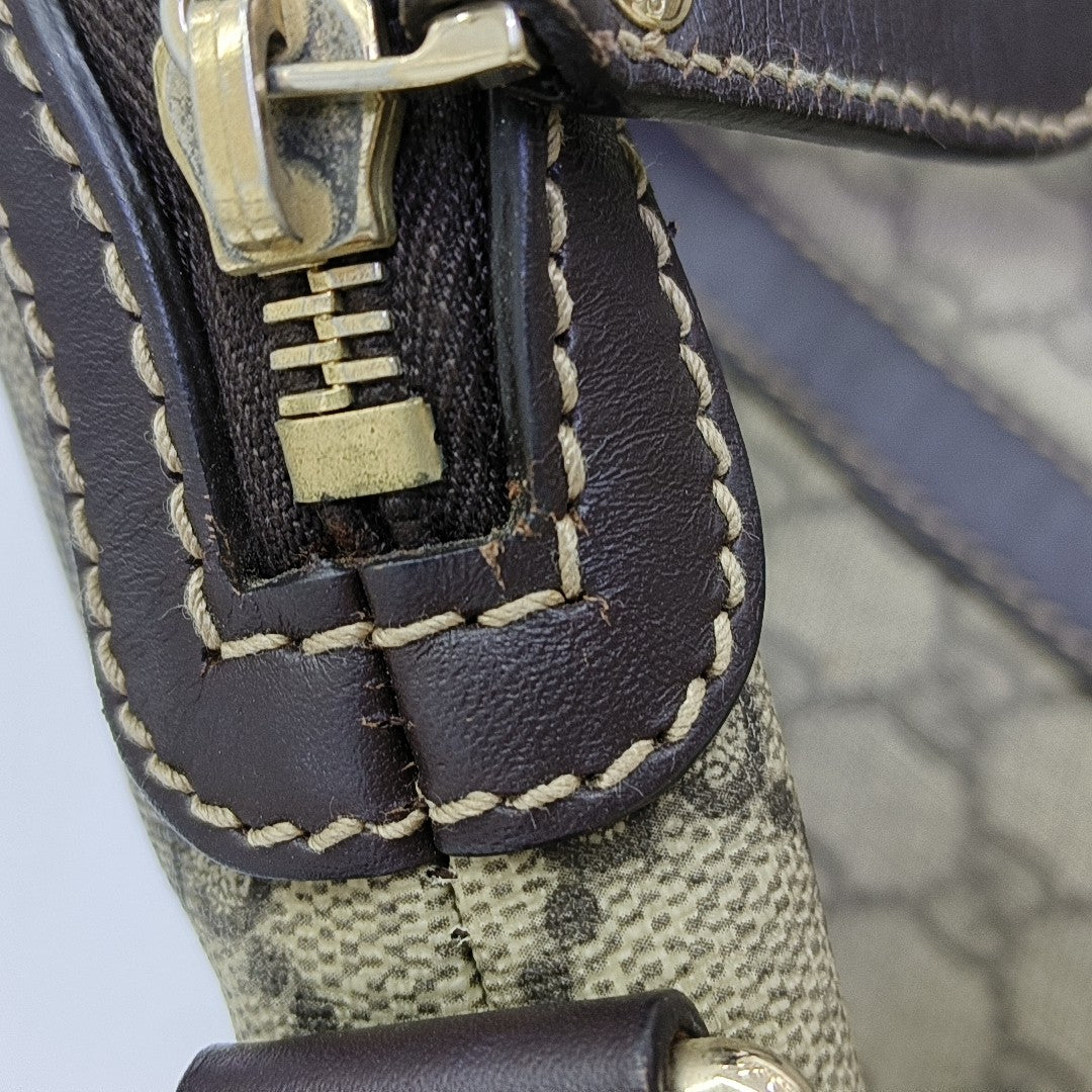 Duffle Monogram Coated Canvas Beige
