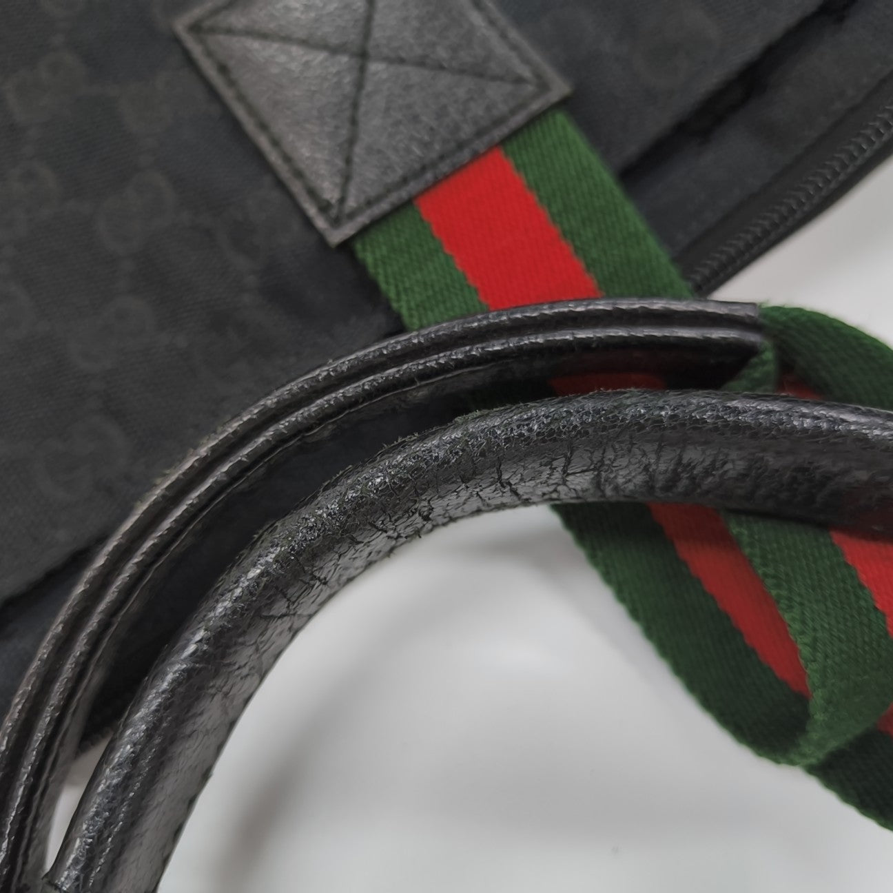 Monogram Canvas Tote Bag Black