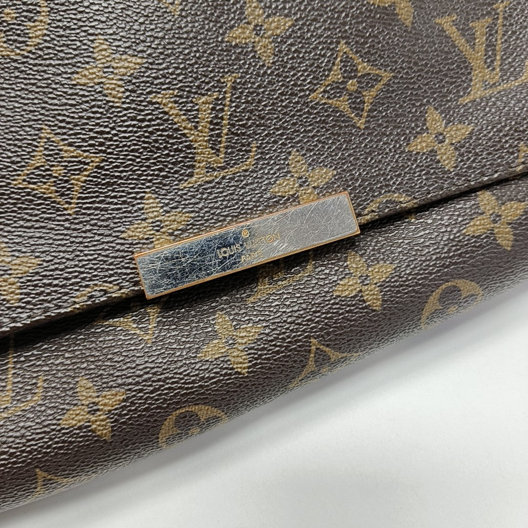FAVORITE PM Coated Canvas Brown