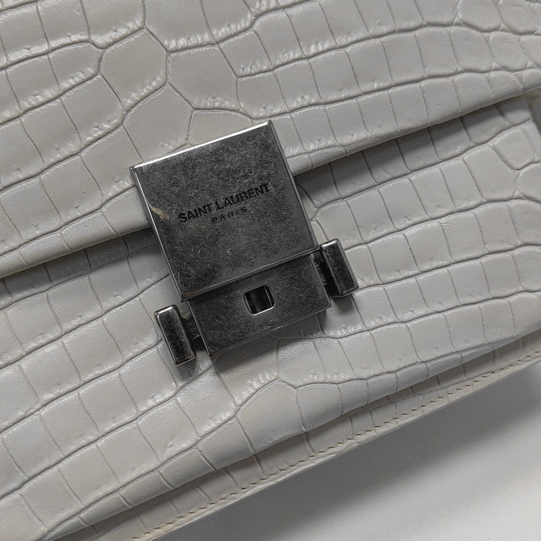 BELLECHASSE Calfskin White