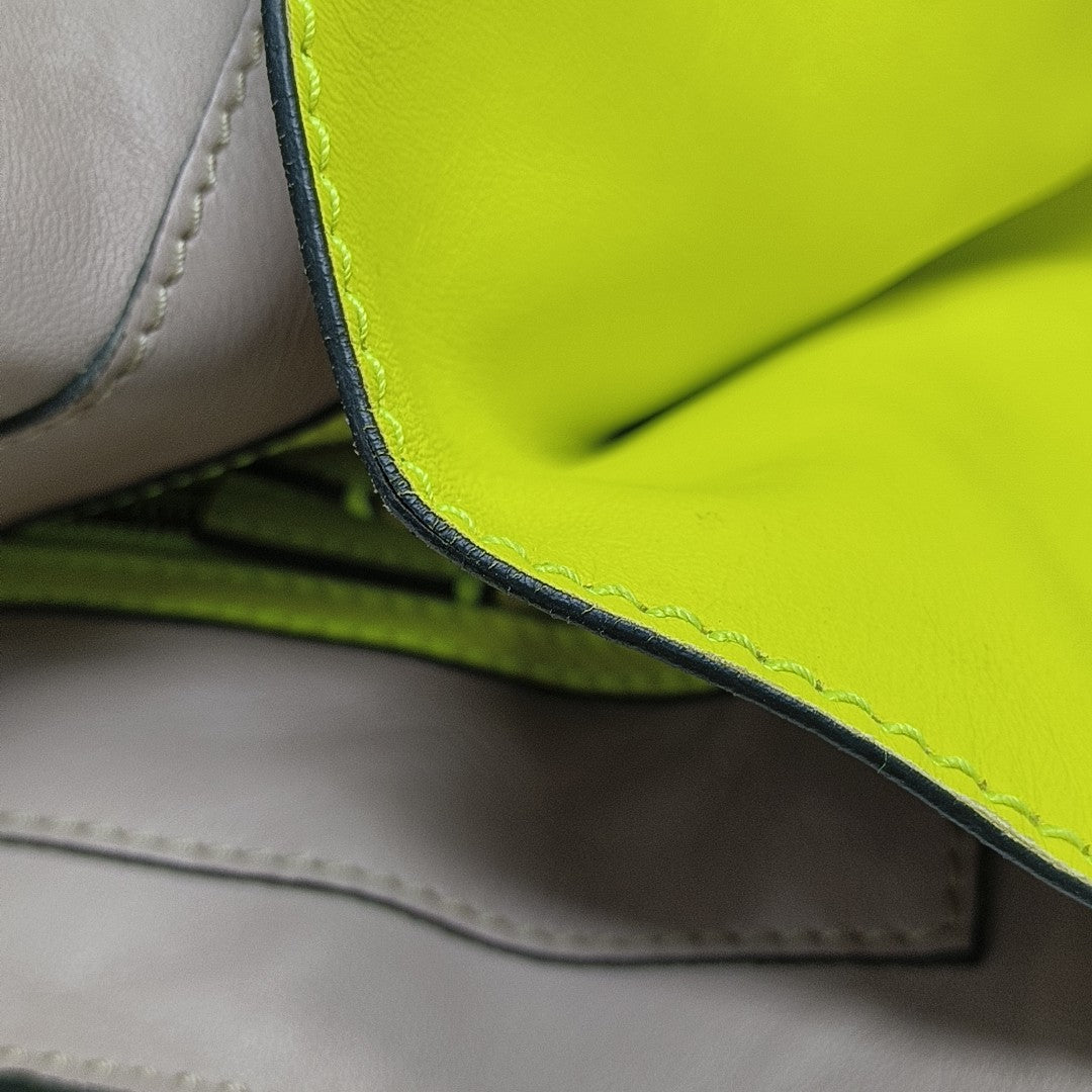 Rockstud Calfskin Yellow