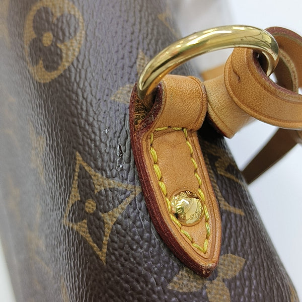 CLUNY PM Monogram Coated Canvas Brown