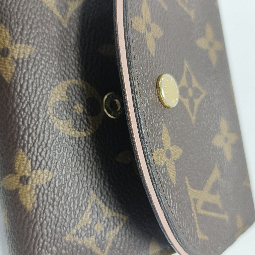 ARIANE Monogram Coated Canvas Brown Wallet